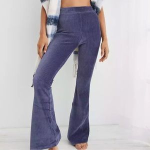 Aerie Flare Velour Pants
